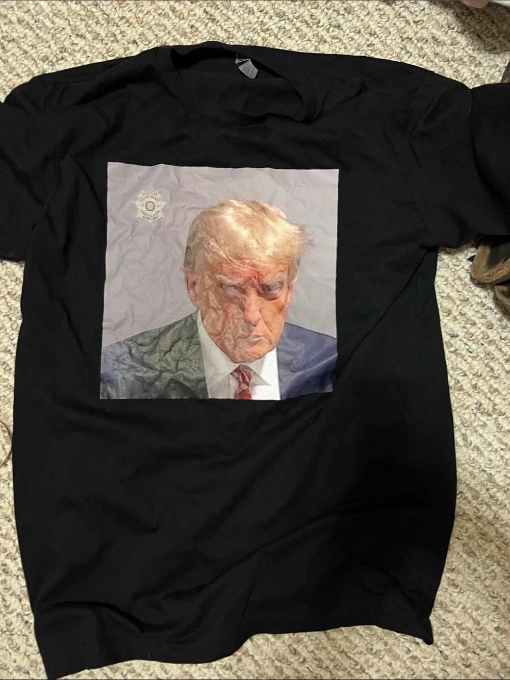 Next Level Apparel Black Short-Sleeve Donald Trump